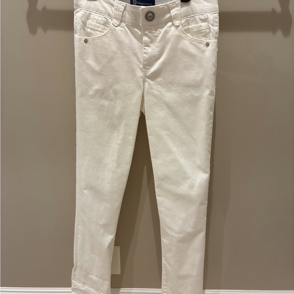 Democracy White High-Rise Ab'solution Jeans